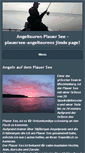 Mobile Screenshot of angeltouren-plauersee.de